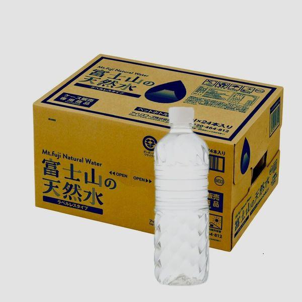 PICKUP! 注目商品4 - LOHACO - 水 富士山の天然水 ラベルレス 500ml 1箱（24本入) ミネラルウォーター アイリスフーズ
