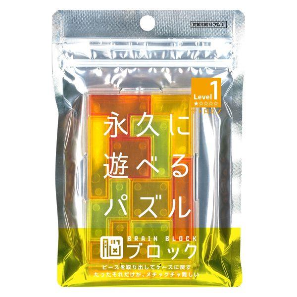 テンヨー 脳ブロック 永久に遊べるパズル テトロミノ レベル1 TBB-01 1個