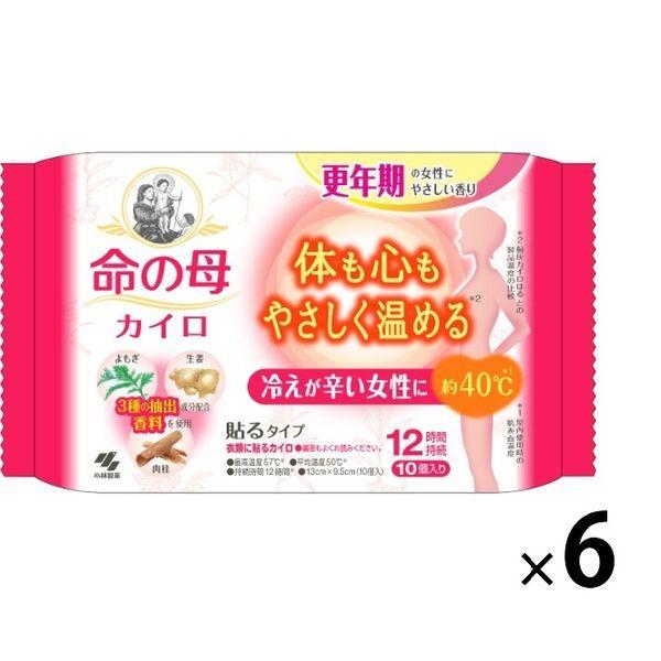 桐灰 命の母 カイロ 貼るタイプ 1セット（10個入×6パック） 小林製薬