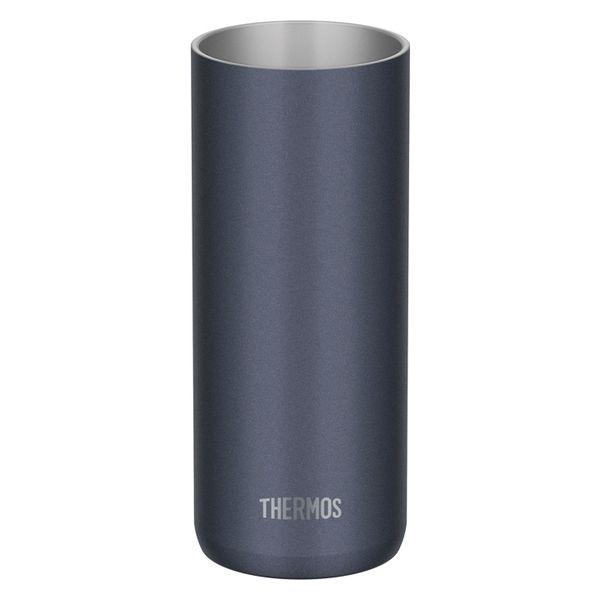 サーモス（THERMOS）真空断熱タンブラー メタリックブラック 420ml JDW-420C MBK 1個