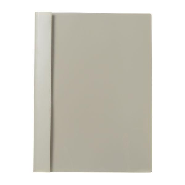 プラス　P.P.レポートファイル　A4　ライトグレー　10冊　FL-101RT　82002