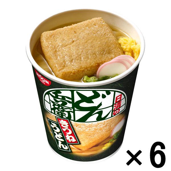 日清食品 日清タテ型どん兵衛 きつねうどん カップ麺 カップうどん 1セット（6食）