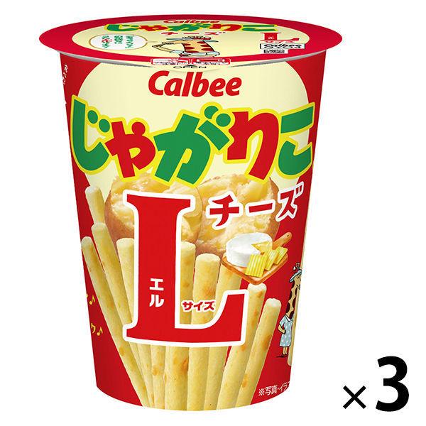 LOHACO - カルビー じゃがりこ チーズ Lサイズ 3個 スナック菓子 おつまみ