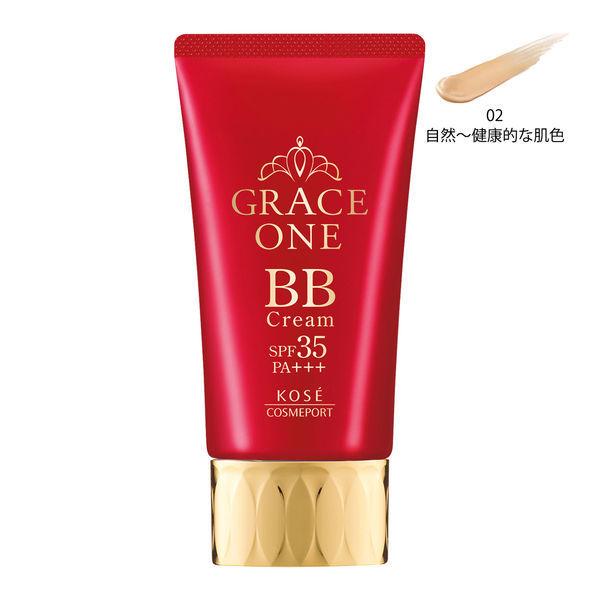 ポイント9倍 グレイスワン BBクリーム 02(自然〜健康的な肌色)50g SPF35・PA++　ファンデーション エイジングケア