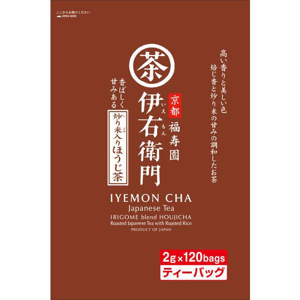 【おすすめ・人気】（まとめ）宇治の露製茶 伊右衛門炒り米入りほうじ茶ティーバッグ 2g 1パック（120バッグ）【×10セット】【代引不可】|安い 激安 格安