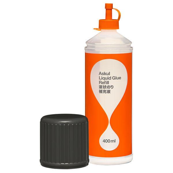 アスクル 液状のり 補充液 400ml  オリジナル