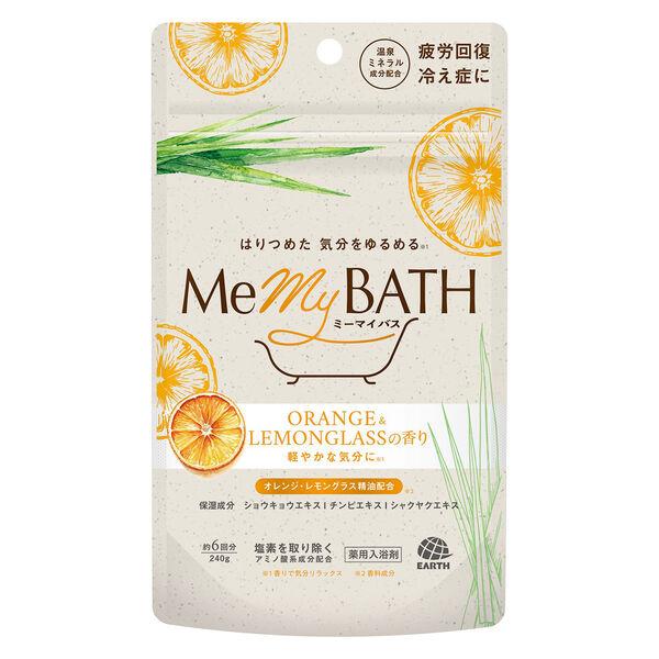 薬用 入浴剤 ミーマイバス オレンジ＆レモングラスの香り 240g 1個 アース製薬