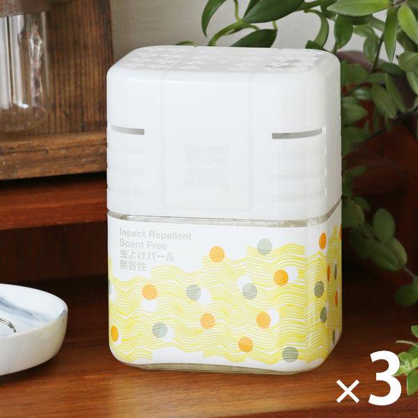 （セール）置き型 芳香剤 天然ハーブの虫よけパール 260日用 無香性 本体 480g 1セット（3個） 虫よけ対策 アース製薬 アスクル ビーズ オリジナル
