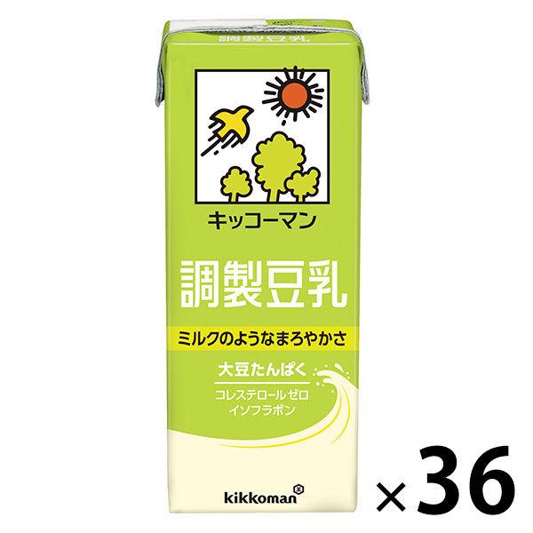 キッコーマン 調製豆乳 200ml 1セット（36本）