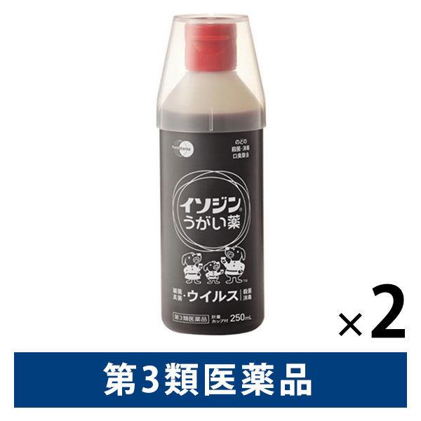 イソジンうがい薬 250ml 2本セット　シオノギヘルスケア　常備薬 口腔内及びのどの殺菌・消毒・洗浄　口臭の除去【第3類医薬品】