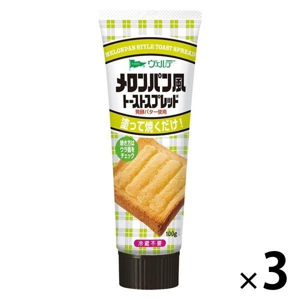 メロンパン風トーストスプレッド 3本 アヲハタ