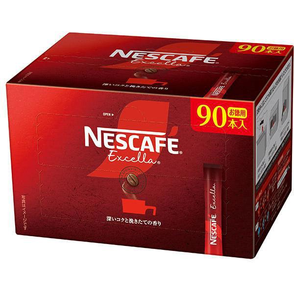【スティックコーヒー】ネスレ日本 ネスカフェ エクセラ スティック ブラック 1箱（90本入）
