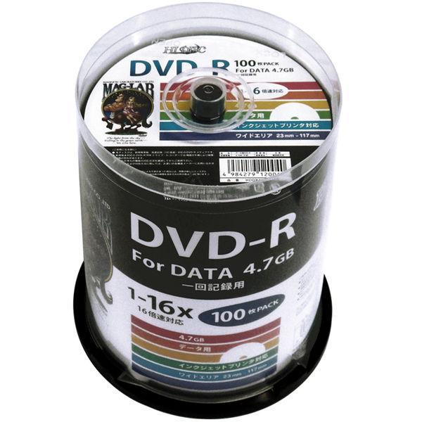 磁気研究所 データ用 DVD-R 16倍速 スピンドルケース 100枚入り HDDR47JNP100