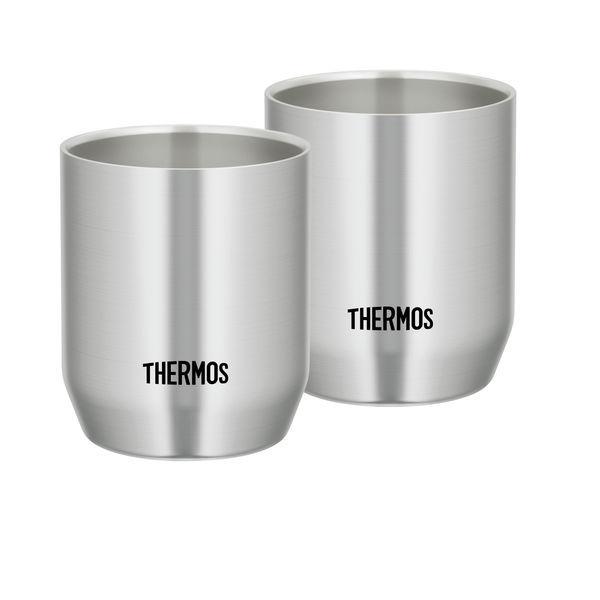 サーモス（THERMOS） 真空断熱カップ タンブラー ステンレス JDH-280P S 1セット（2個）