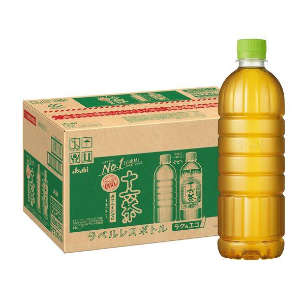 アサヒ飲料 十六茶 660ml ラベルレスボトル 1箱（24本入）