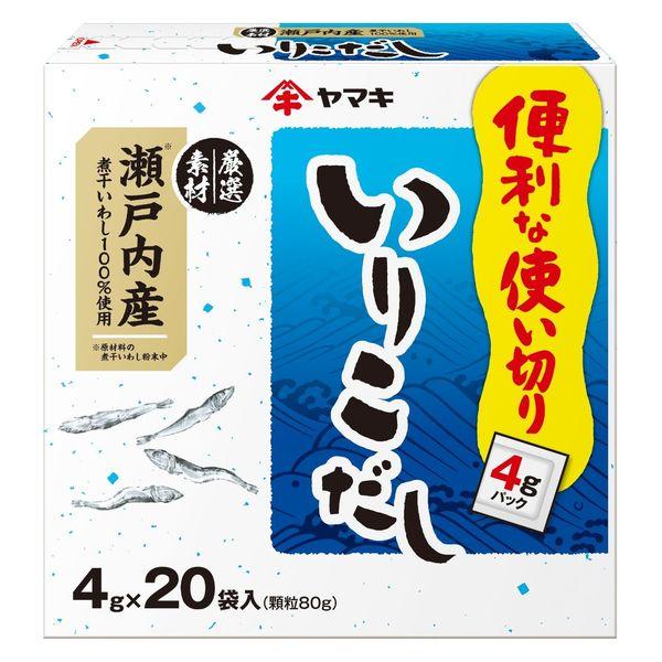 瀬戸内産いりこだし80g（4g×20袋入り） 1個 ヤマキ だしの素