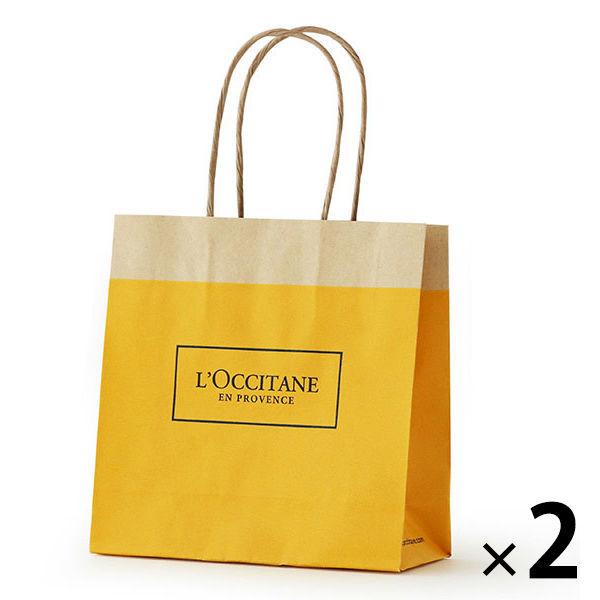 LOHACO L'OCCITANE（ロクシタン） ペーパーバッグ XS ギフト 紙袋 ショッパーバッグ 2枚