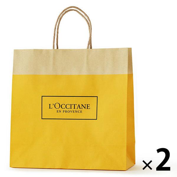 L’OCCITANE（ロクシタン） ペーパーバッグ M　ギフト　紙袋　ショッパーバッグ　2枚
