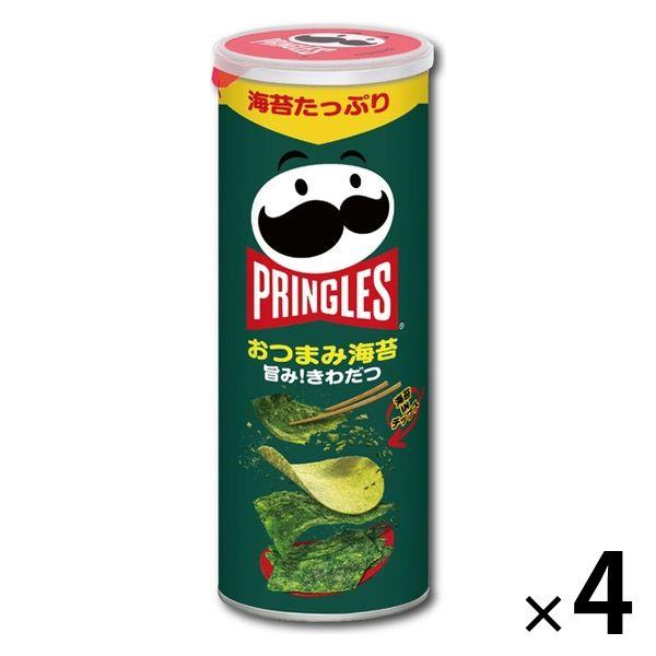 LOHACO - プリングルズ おつまみ海苔 M缶 4個 日本ケロッグ
