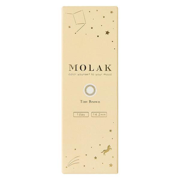 MOLAK（モラク）　カラーコンタクト　ティントブラウン　度数ー1.5　1day　10枚　PIA カラコン