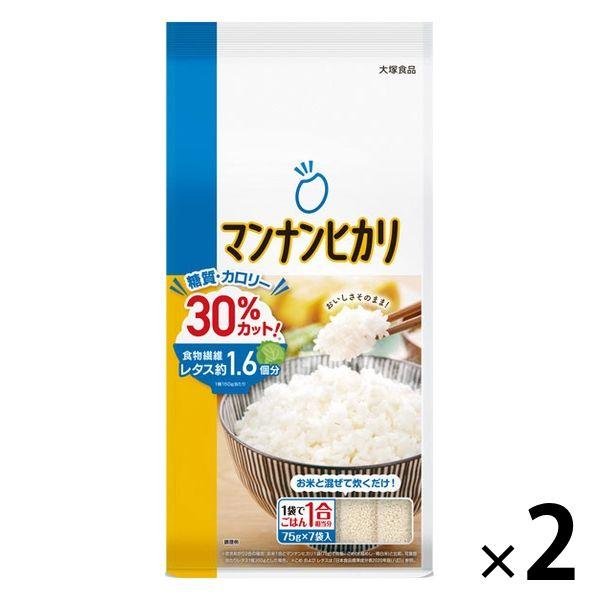 マンナンヒカリ　525g(スティックタイプ)　1パック（75g×7本入）　大塚食品　1セット（2パック）