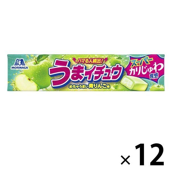 うまイチュウ＜青りんご味＞ 1セット（1本×12） 森永製菓 ソフトキャンディ 飴