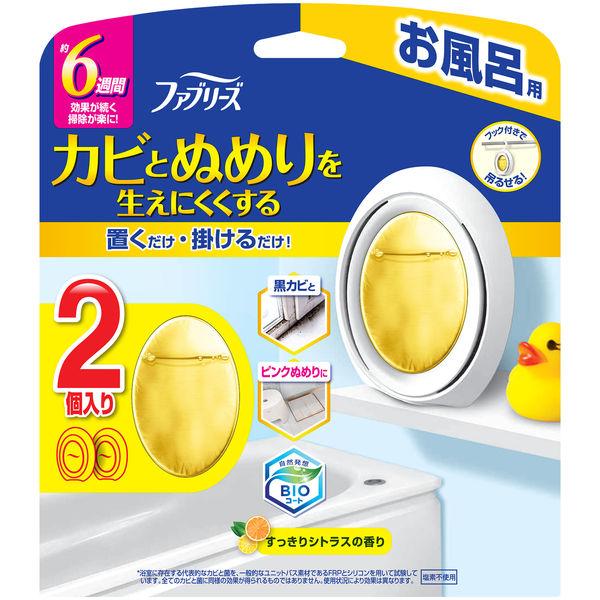 ファブリーズ 防カビ消臭剤 お風呂用 シトラスの香り 1パック（2個入）P＆G