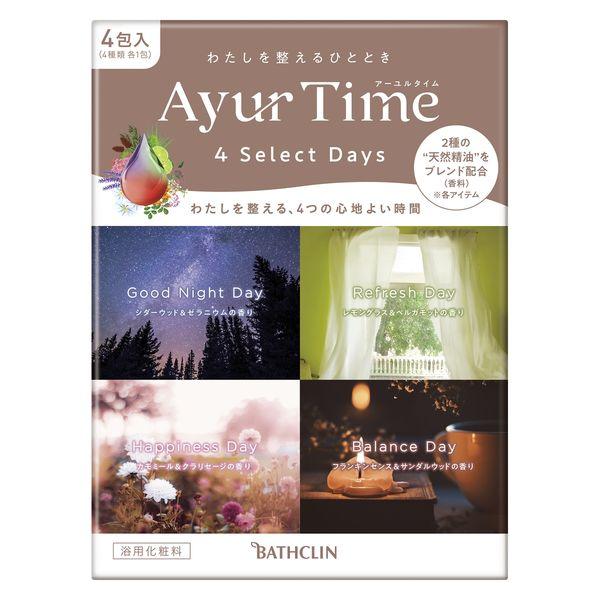アーユルタイム フォーセレクトデイズ 1セット（40g×4包） アース製薬