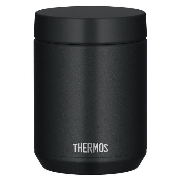 サーモス 真空断熱スープジャー 500ml ブラック JED-500 BK 1個