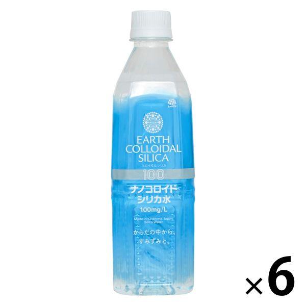 LOHACO - アース製薬 中硬水 ナノコロイドシリカ水 500ml 1セット（6本）