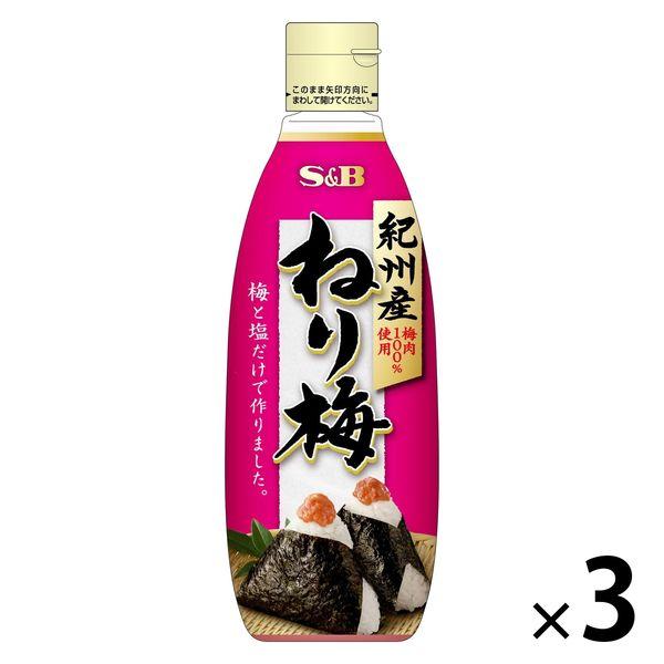 エスビー食品 S＆B 業務用 ねり梅 310g（無着色） 3個