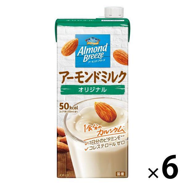 ポッカサッポロ　647円 【賞味期限2023/7/7】 アーモンド・ブリーズオリジナル 1L 1箱（6本入）（わけあり品） +PayPay 【LOHACO・ロハコ】 3,780円以上送料無料 など 他商品も掲載の場合あり