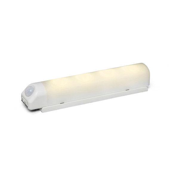 アイリスオーヤマ 乾電池式 LEDセンサーライト ウォールタイプ（壁付） 電球色 BSL40WL-WV2