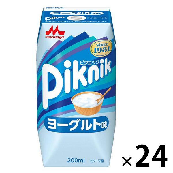 森永乳業 ピクニック ヨーグルト味 200ml 1箱（24本入）紙パック ドリンク 飲み物 常温保存