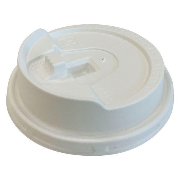 日本デキシー 断熱カップ 400ml（14オンス）用フタ 白 1袋（50個入）