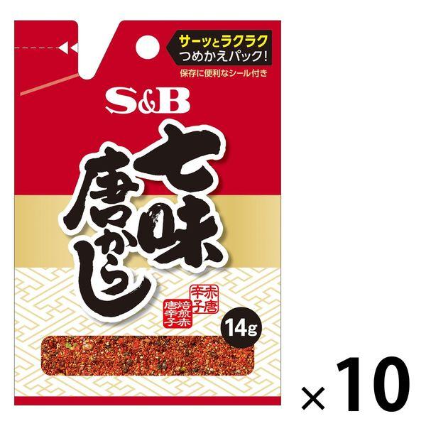 エスビー食品 S＆B 七味唐辛子 14g 10本