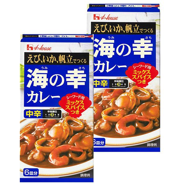 ハウス食品　261円 海の幸カレー 中辛 　カレールー　120g 1セット（2個） +PayPay 【LOHACO・ロハコ】 3,780円以上送料無料 など 他商品も掲載の場合あり