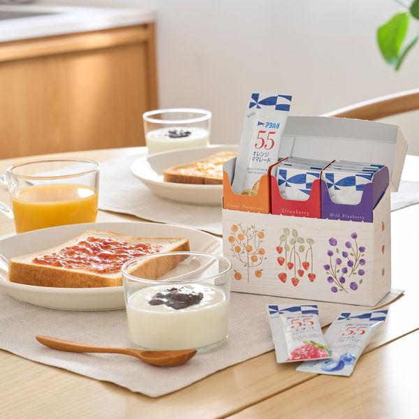 （セール）（ロハコ・アスクル先行販売）アヲハタ55ジャムデザインBOX（3種×6袋）1箱 小袋 ジャム ギフト 手土産  母の日 限定