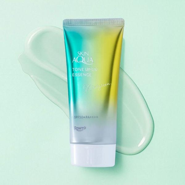 スキンアクア　トーンアップＵＶエッセンスミントグリーン 70g ロート製薬