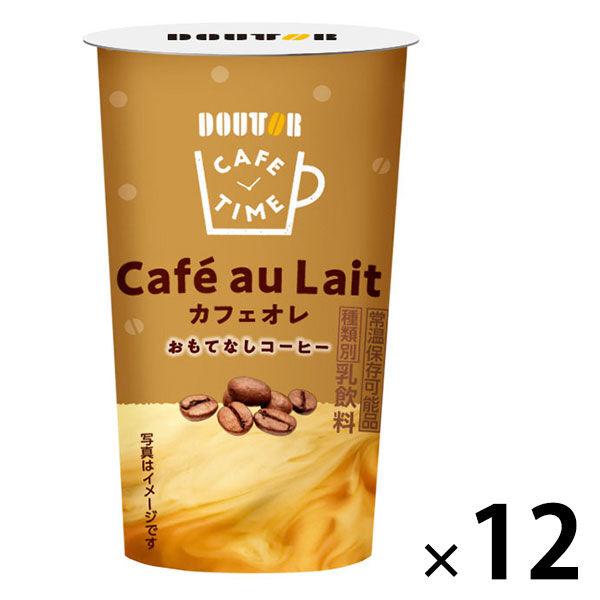 （セール）ドトール カフェタイム カフェオレ 240ml 1箱(12本入) カップコーヒー オリジナル