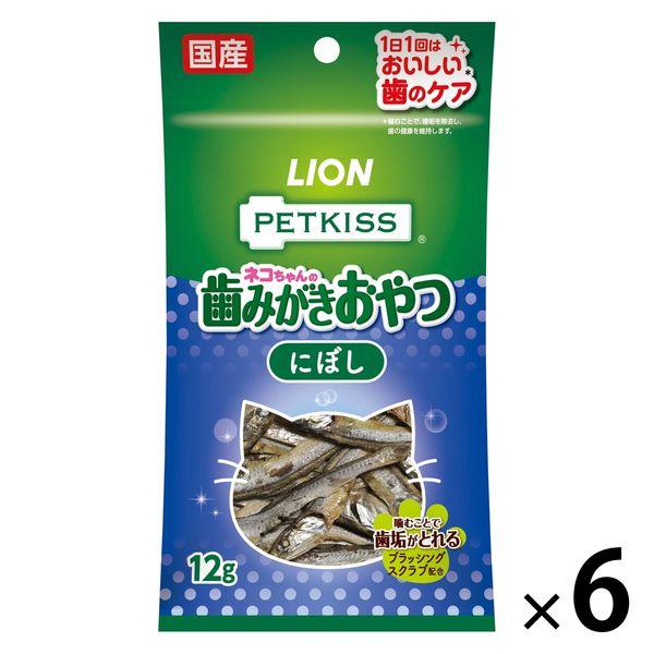 ペットキッス にぼし 国産 12g 6袋 キャットフード おやつ オーラルケア
