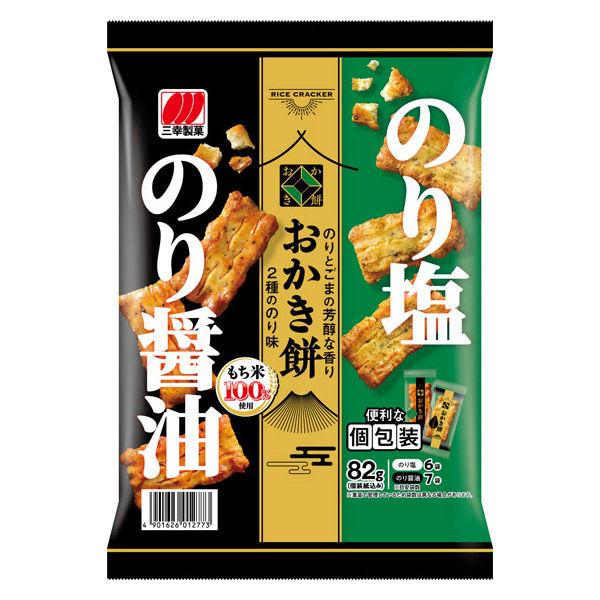 せんべい 煎餅 おかき餅 2種ののり味 82g 1個