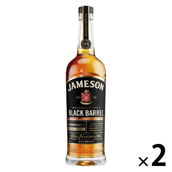 （セール）ジェムソン ブラックバレル アイリッシュウイスキー 1セット（2本）　プレゼント お祝い 誕生日 700ml ペルノ・リカール