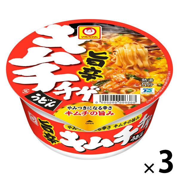 旨辛キムチチゲうどん81g  3個 東洋水産 カップ 丼型