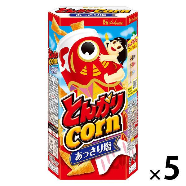 【アウトレット】ハウス食品 68Gとんがり あっさり塩こども 090825 1セット(1個×5)