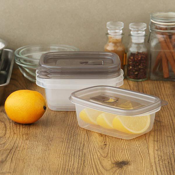 LOHACO - 保存容器 電子レンジ対応 スマートフラップ 角型 S 400ml 1個