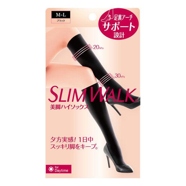 SLIMWALK（スリムウォーク） 美脚ハイソックス MLサイズ ピップ