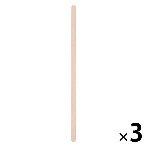 やなぎプロダクツ 木製マドラー 16.5cm Y-086 1セット（100本入×3袋）