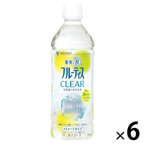 ミツカン フルーティス CLEAR シトラス ストレート 500ml 1セット（6本）