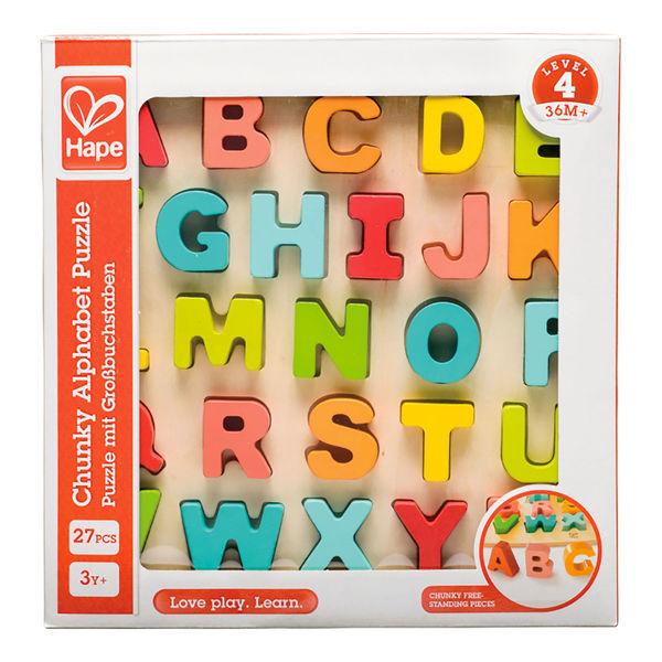 【アウトレット】Hape アルファベットパズル E1551A 1個